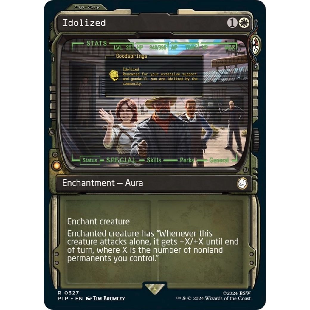 Image for Idolized (Showcase) (327) (PIP) - Magic: The Gathering