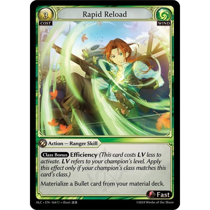 Image for Rapid Reload (164) (ALC) - Grand Archive TCG