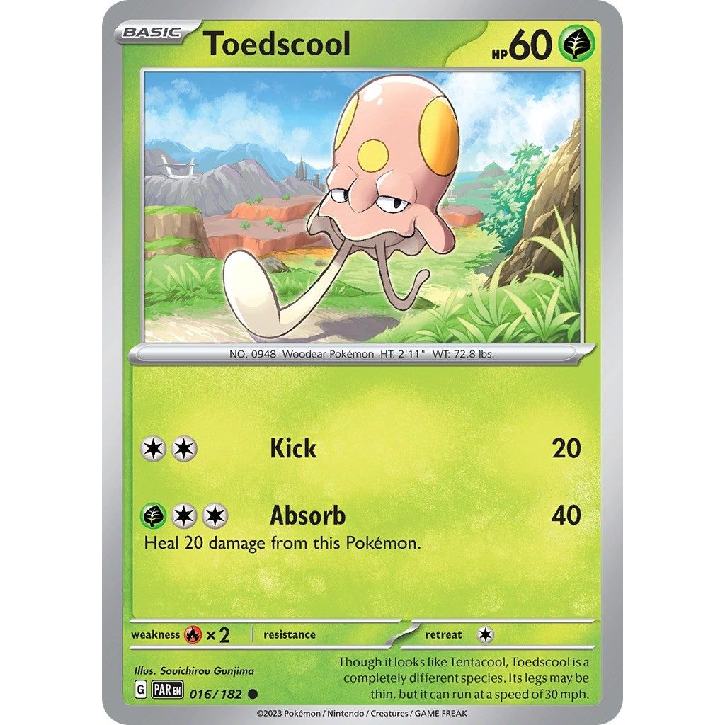 Image for Toedscool (016/182) (PAR) - Pokemon