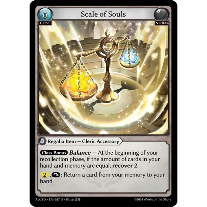 Image for Scale of Souls (027) (ALCSD) - Grand Archive TCG