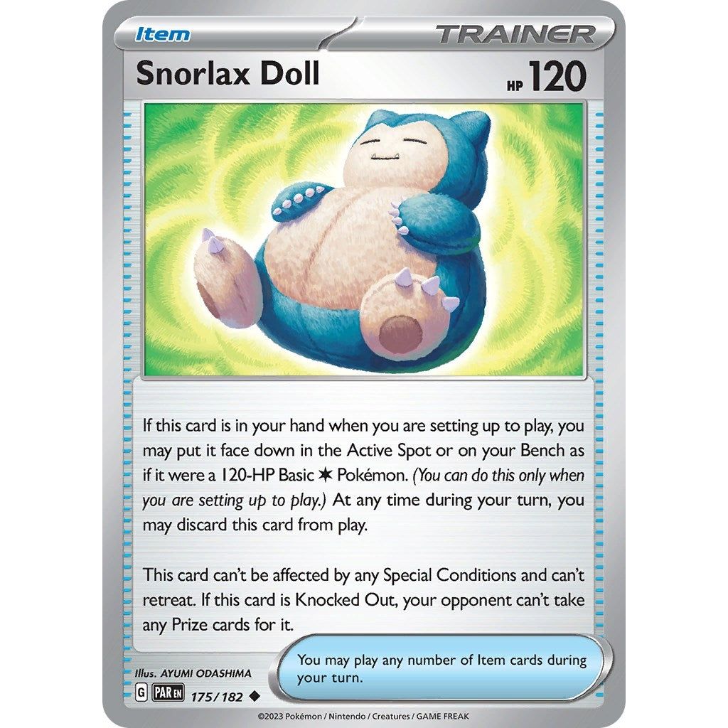 Image for Snorlax Doll (175/182) (PAR) - Pokemon