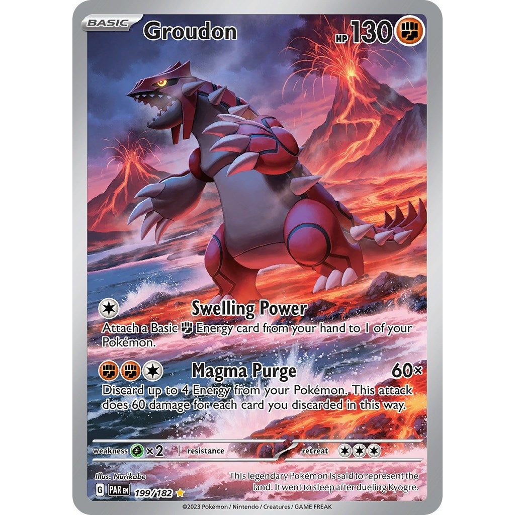Image for Groudon (199/182) (PAR) - Pokemon
