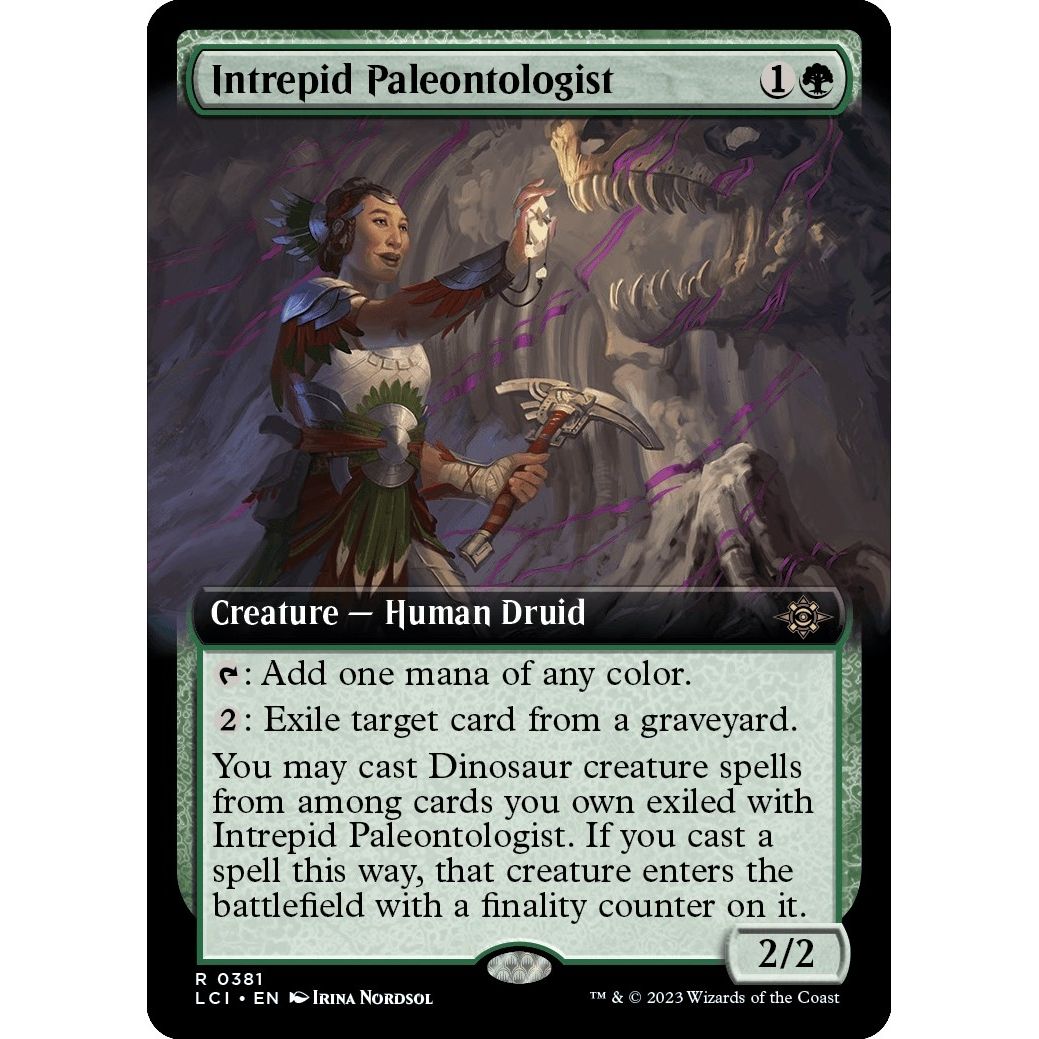 Image for Intrepid Paleontologist (Extended Art) (381) (LCI) - Magic: The Gathering