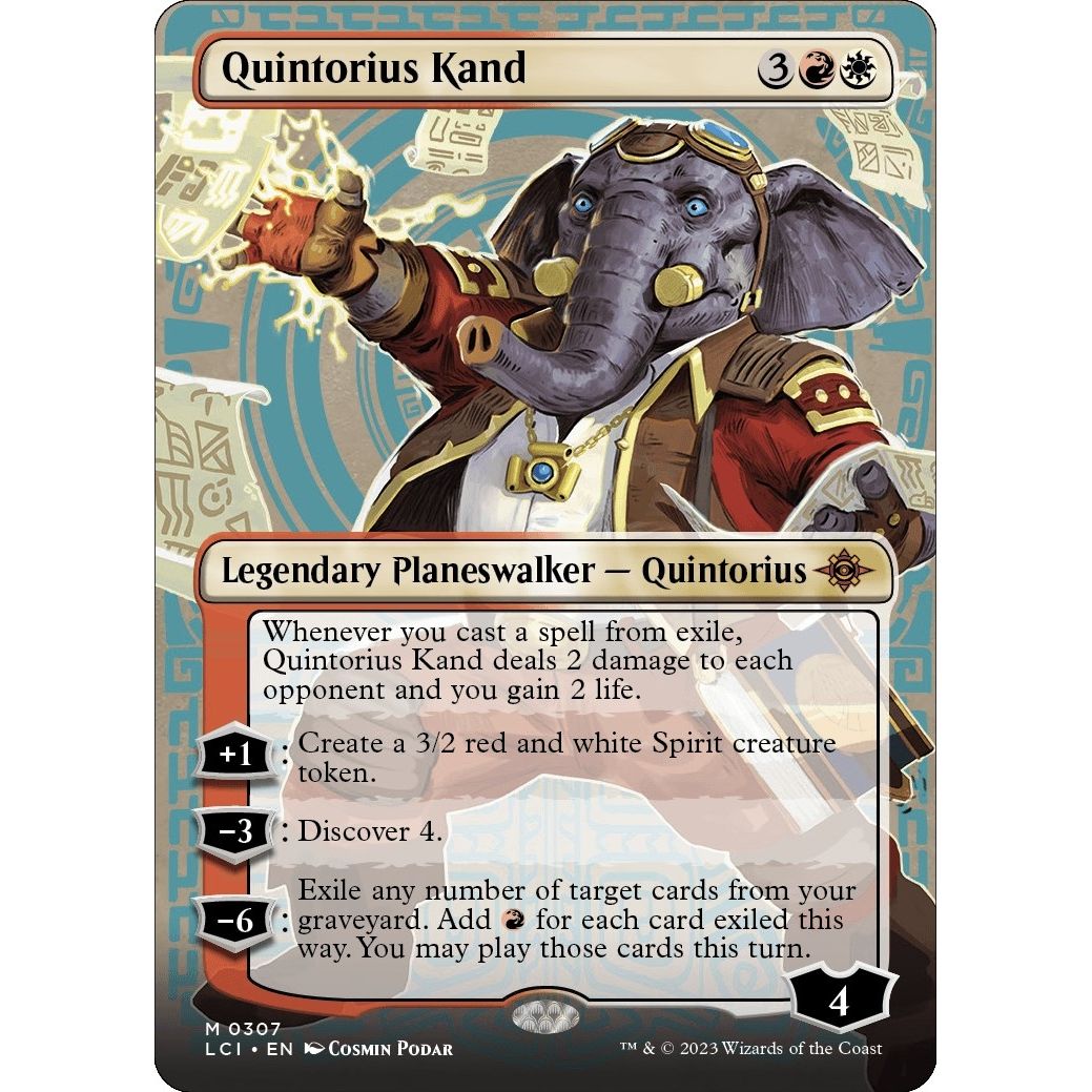 Image for Quintorius Kand (0307) (Borderless) (307) (LCI) - Magic: The Gathering