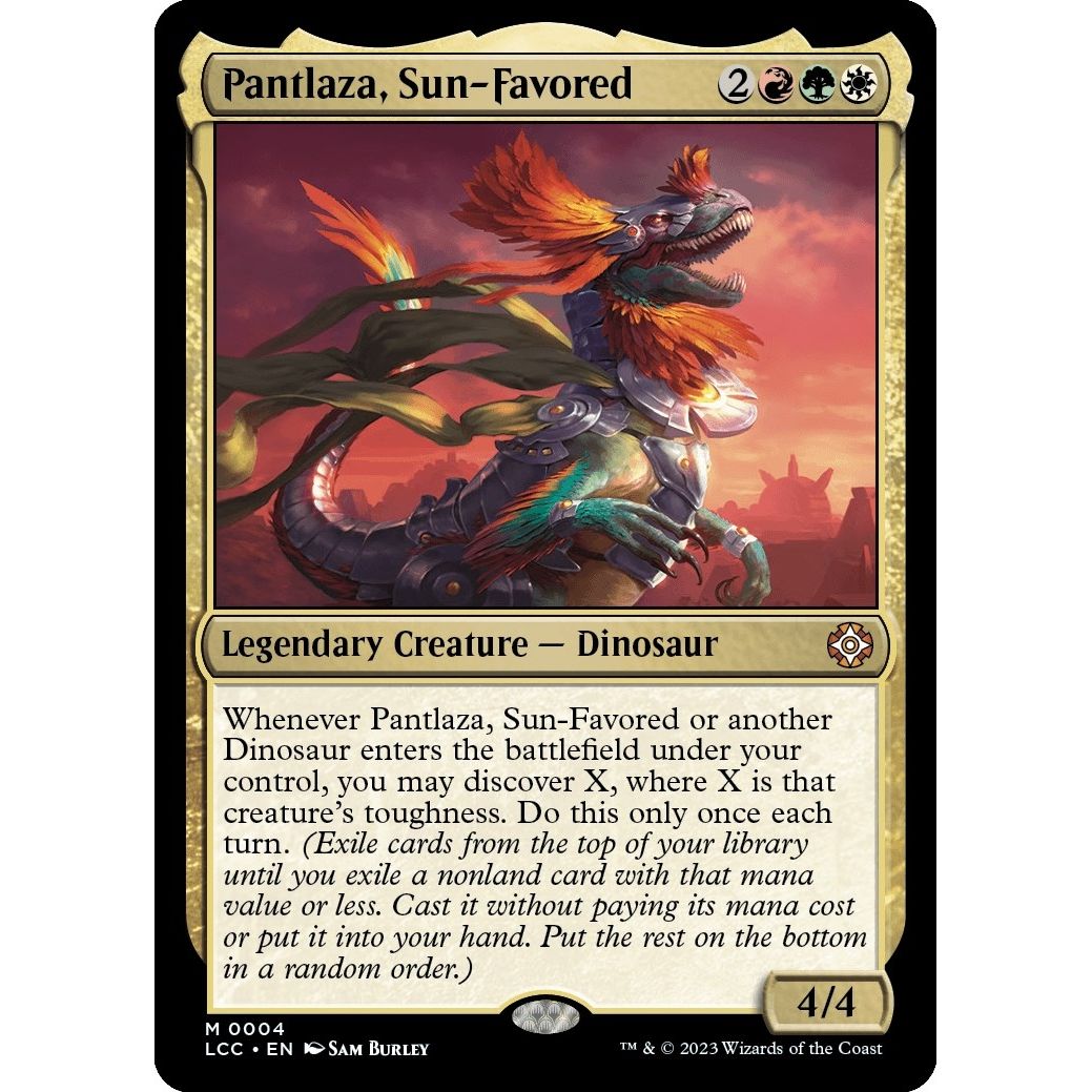 Image for Pantlaza, Sun-Favored (4) (LCC) - Magic: The Gathering