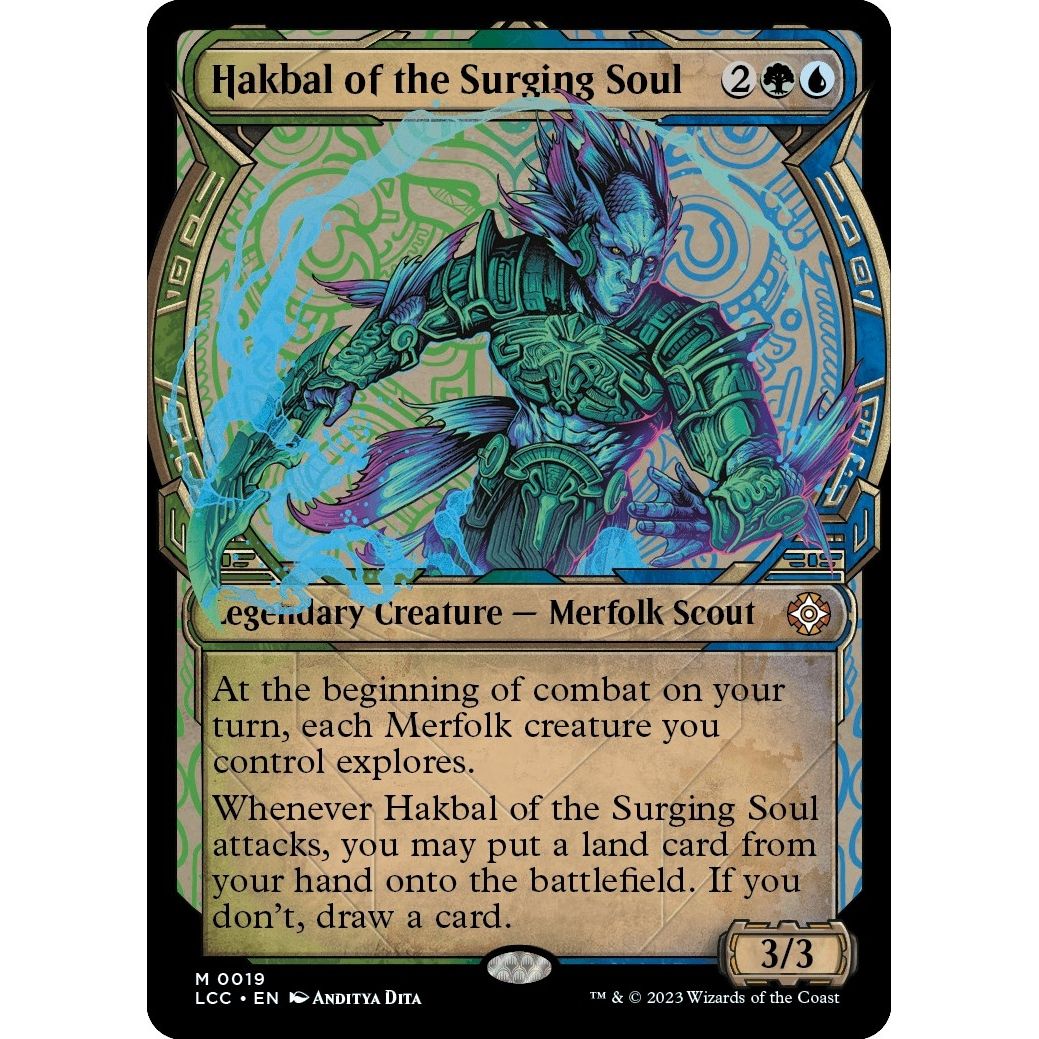 Image for Hakbal of the Surging Soul (Showcase) (19) (LCC) - Magic: The Gathering