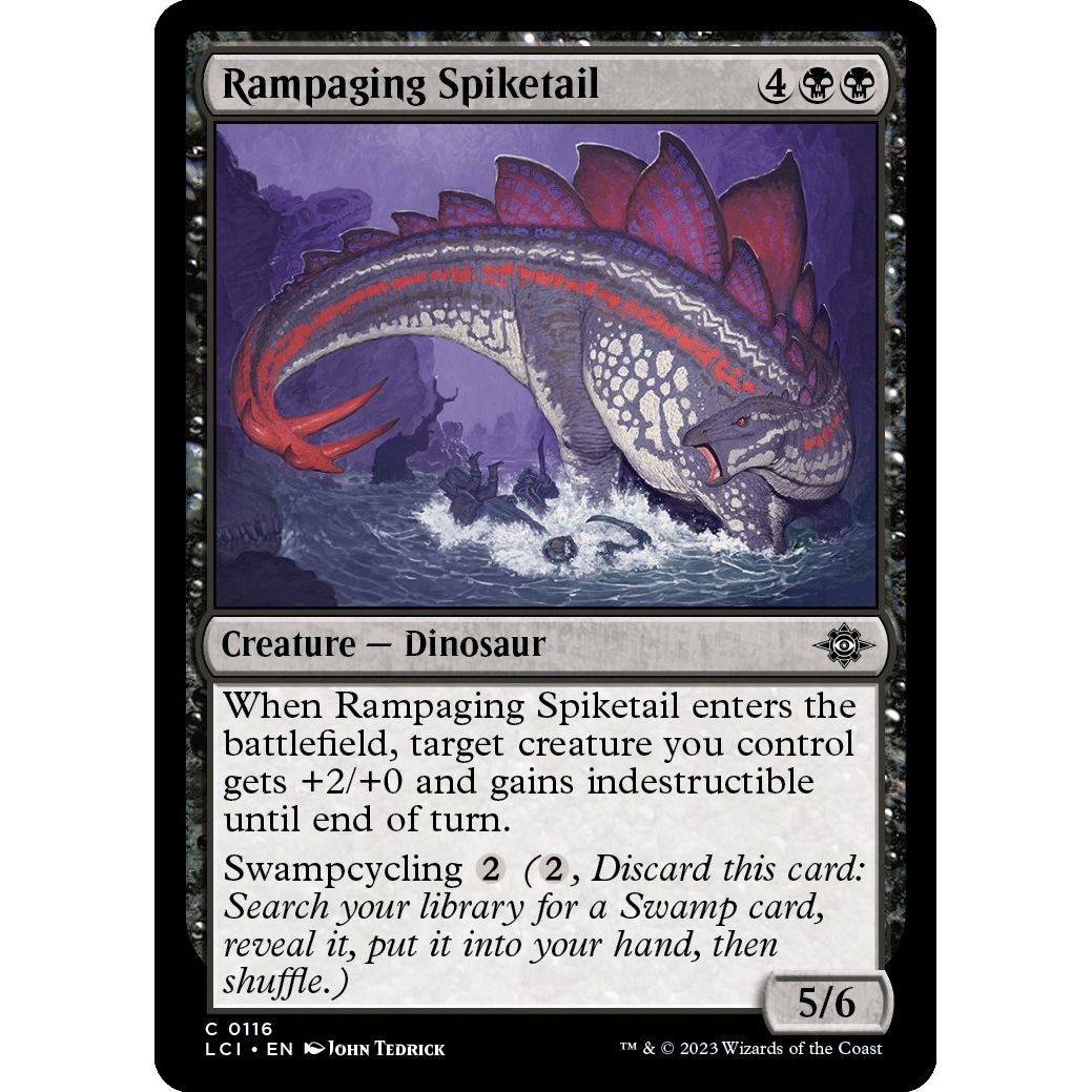 Image for Rampaging Spiketail (116) (LCI) - Magic: The Gathering