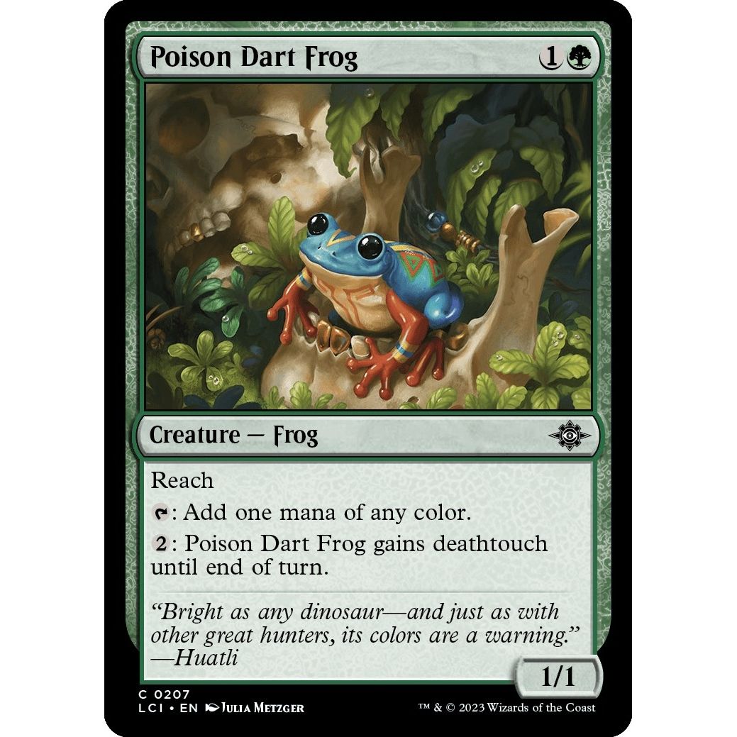 Image for Poison Dart Frog (207) (LCI) - Magic: The Gathering