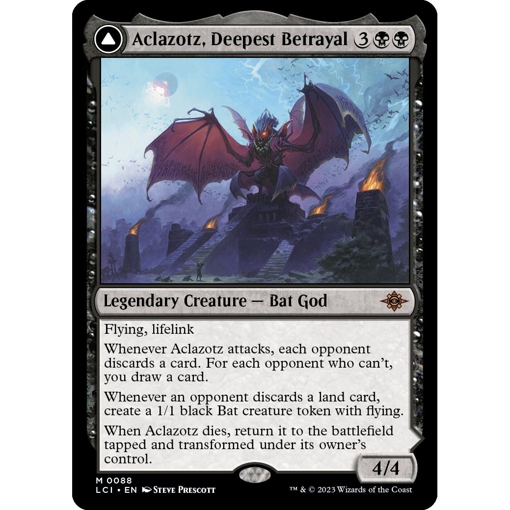 Image for Aclazotz, Deepest Betrayal (88) (LCI) - Magic: The Gathering