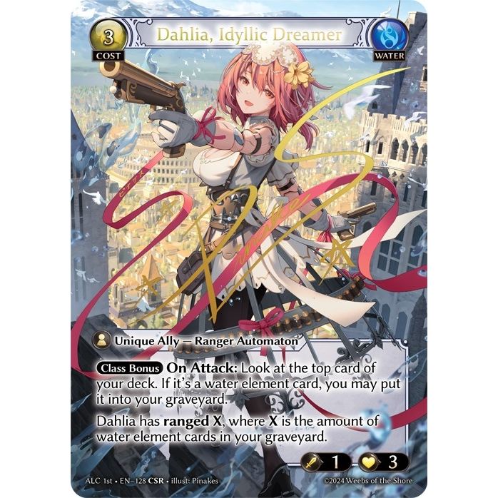 Image for Dahlia, Idyllic Dreamer (CSR) (ALC1E) (128) (ALC) - Grand Archive TCG