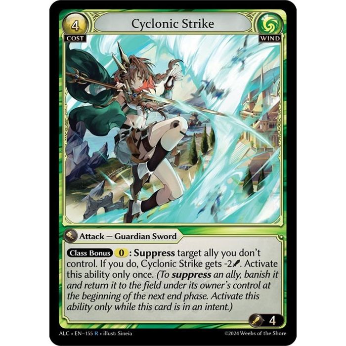 Image for Cyclonic Strike (155) (ALC) - Grand Archive TCG