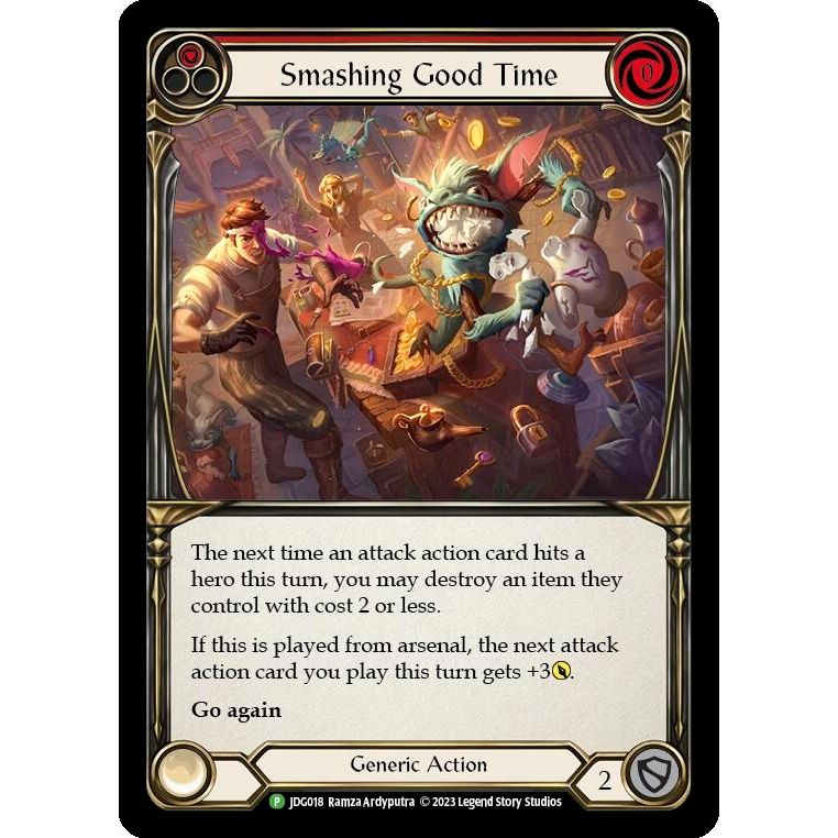 Image for Smashing Good Time (Red) - JDG018 (JDG018) (PR) - Flesh and Blood TCG