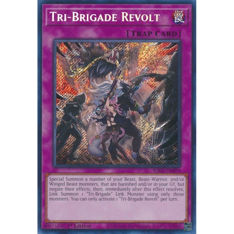 Image for Tri-Brigade Revolt (Secret Rare) (RA01-EN079) (RA01) - YuGiOh