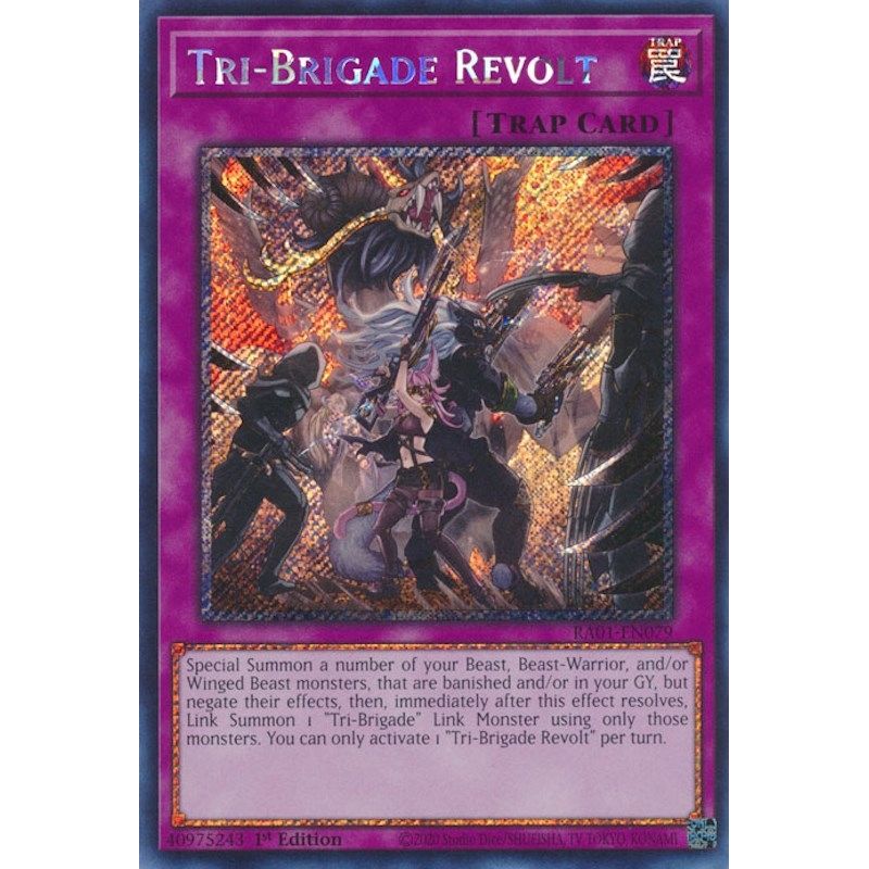 Image for Tri-Brigade Revolt (Platinum Secret Rare) (RA01-EN079) (RA01) - YuGiOh