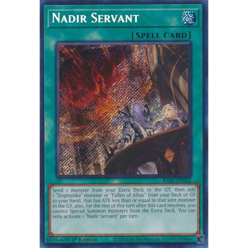 Image for Nadir Servant (Secret Rare) (RA01-EN062) (RA01) - YuGiOh