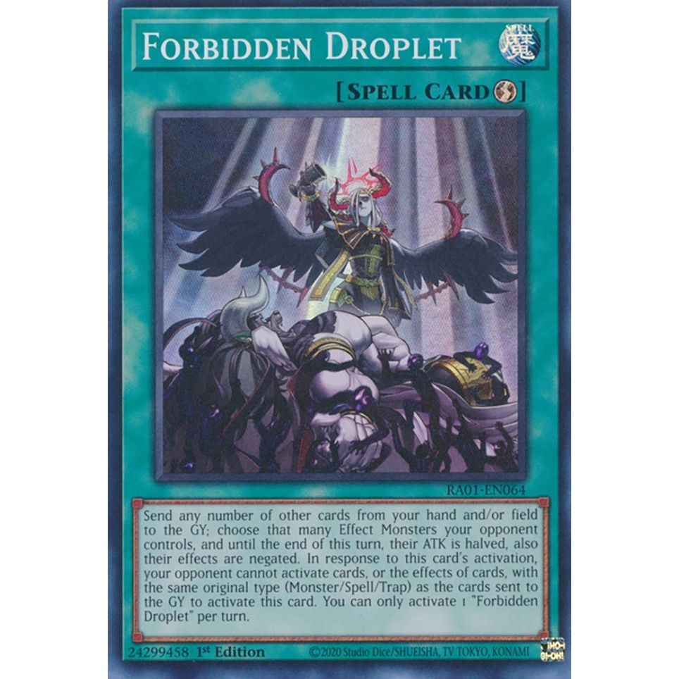 Image for Forbidden Droplet (RA01-EN064) (RA01) - YuGiOh