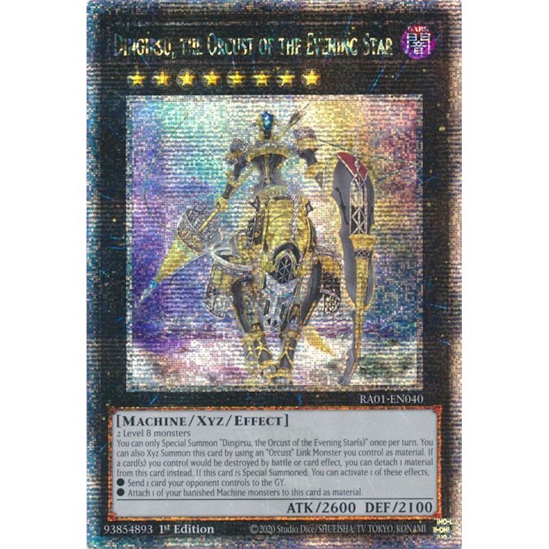 Image for Dingirsu, the Orcust of the Evening Star (Quarter Century Secret Rare) (RA01-EN040) (RA01) - YuGiOh