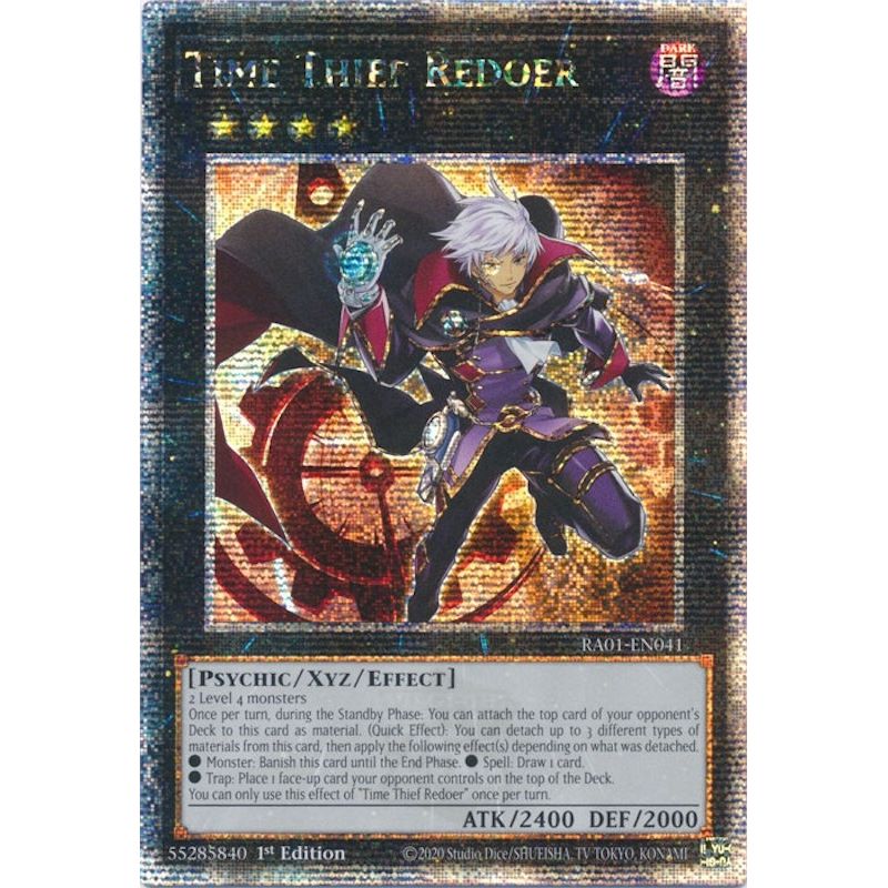 Image for Time Thief Redoer (Quarter Century Secret Rare) (RA01-EN041) (RA01) - YuGiOh