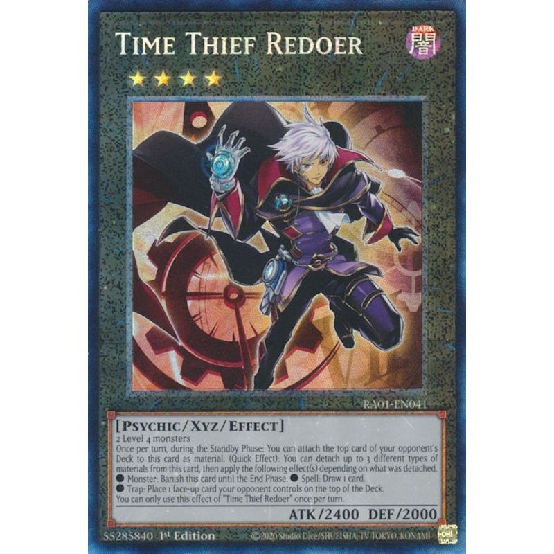 Image for Time Thief Redoer (PCR) (RA01-EN041) (RA01) - YuGiOh