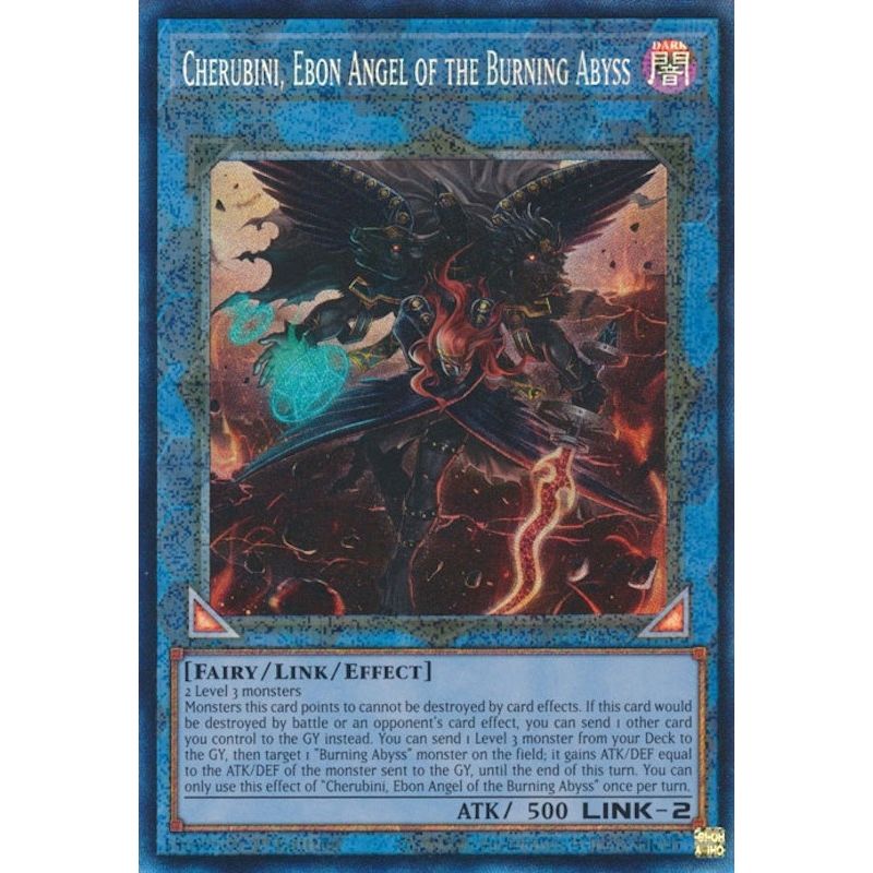 Image for Cherubini, Ebon Angel of the Burning Abyss (PCR) (RA01-EN042) (RA01) - YuGiOh