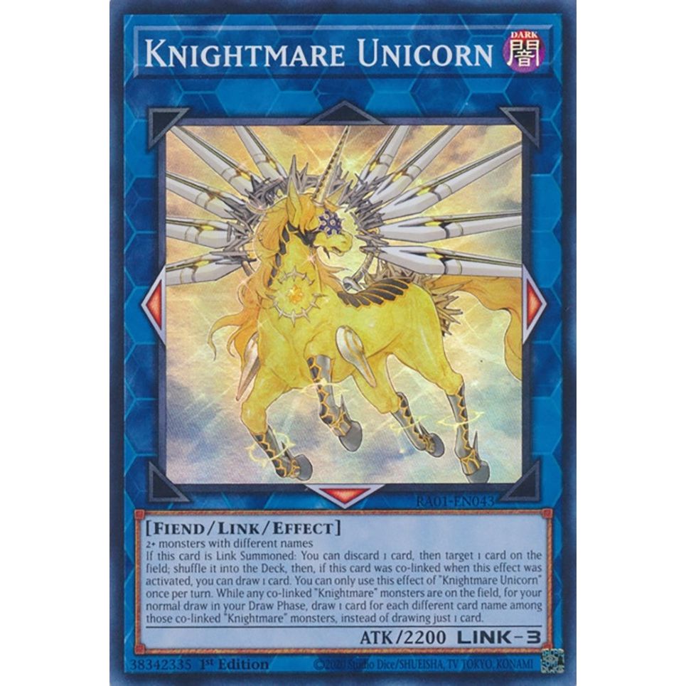 Image for Knightmare Unicorn (RA01-EN043) (RA01) - YuGiOh