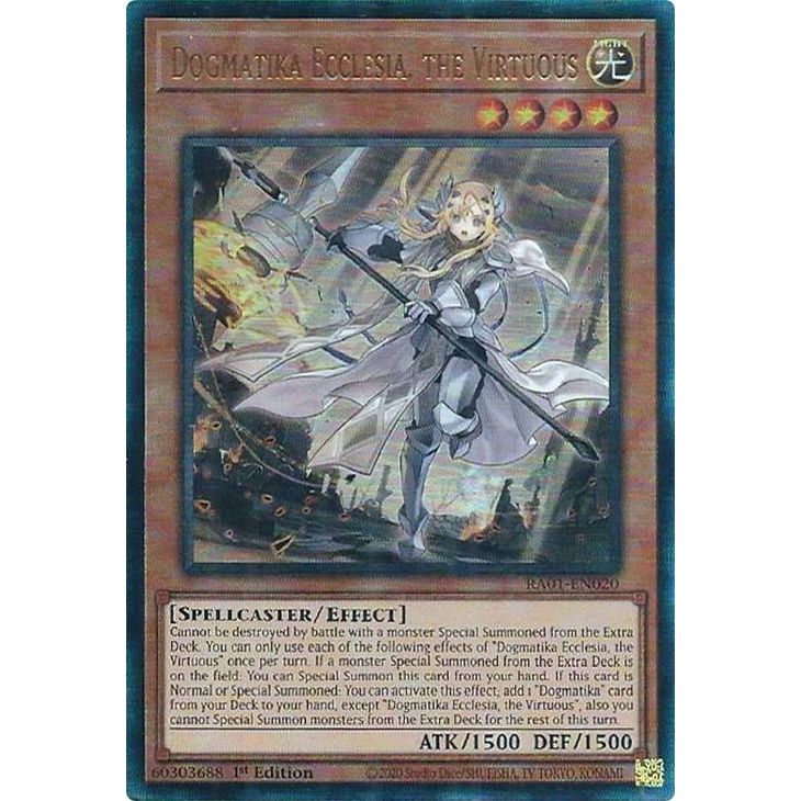 Image for Dogmatika Ecclesia, the Virtuous (PUR) (RA01-EN020) (RA01) - YuGiOh