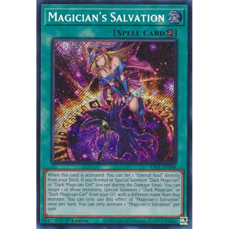 Image for Magician's Salvation (Secret Rare) (RA01-EN068) (RA01) - YuGiOh