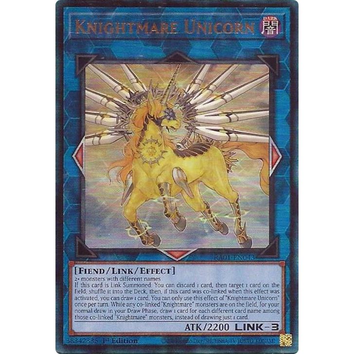 Image for Knightmare Unicorn (PUR) (RA01-EN043) (RA01) - YuGiOh