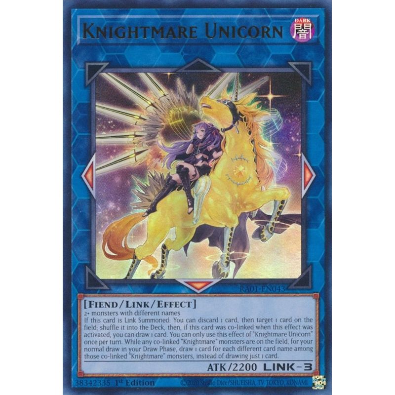 Image for Knightmare Unicorn (Alternate Art) (UR) (RA01-EN043) (RA01) - YuGiOh