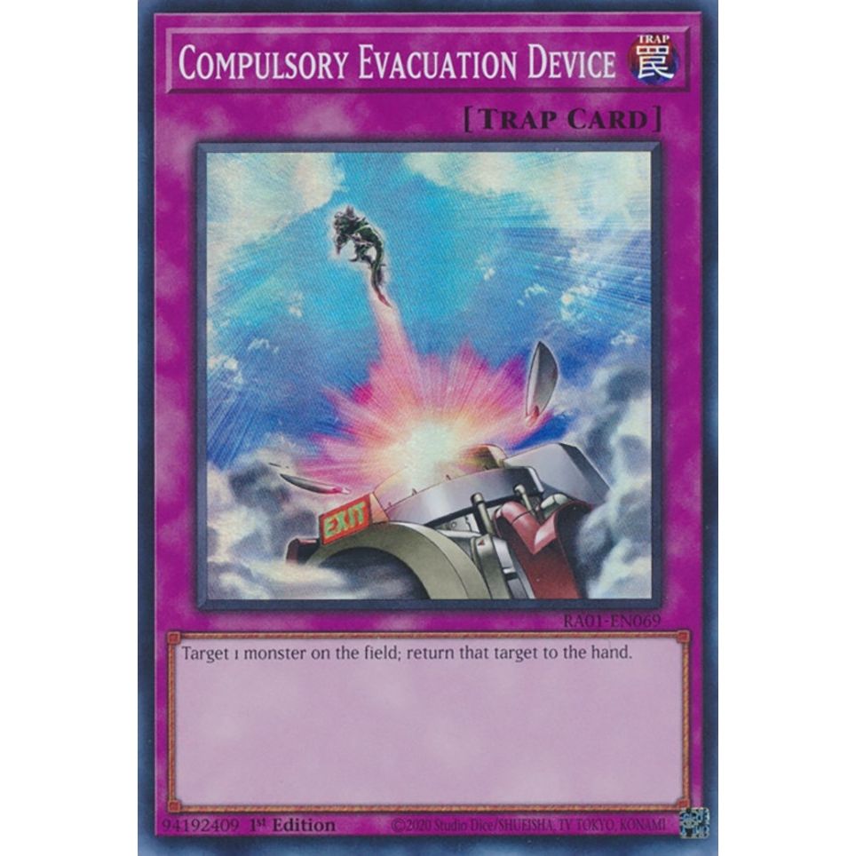 Image for Compulsory Evacuation Device (RA01-EN069) (RA01) - YuGiOh