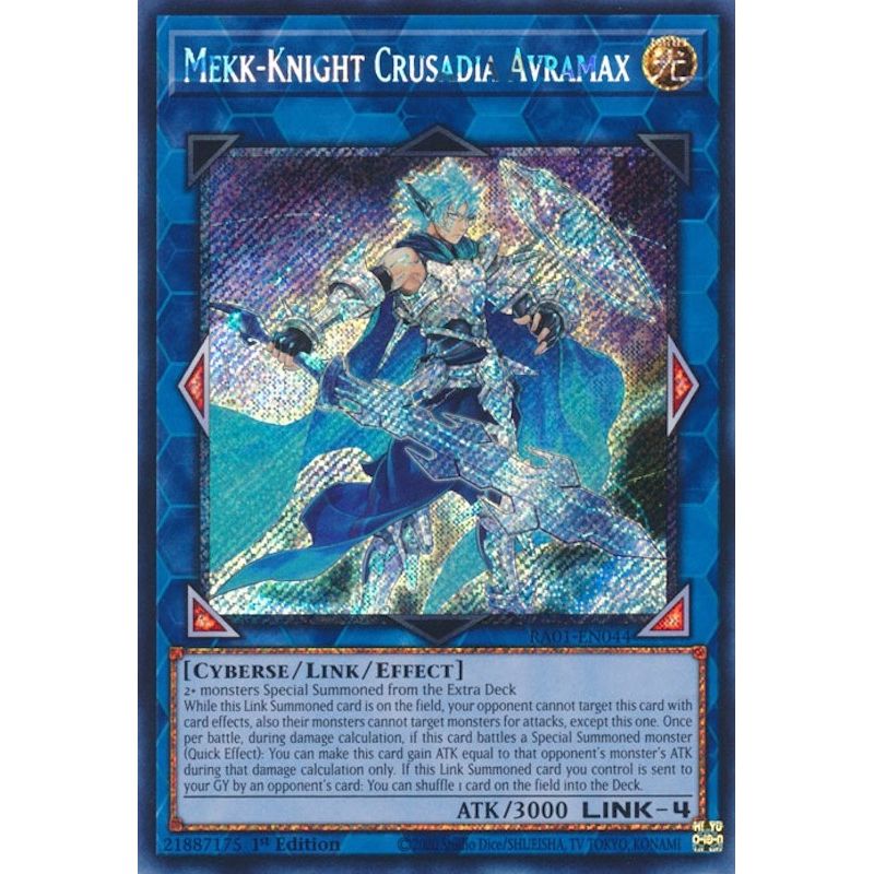 Image for Mekk-Knight Crusadia Avramax (Platinum Secret Rare) (RA01-EN044) (RA01) - YuGiOh