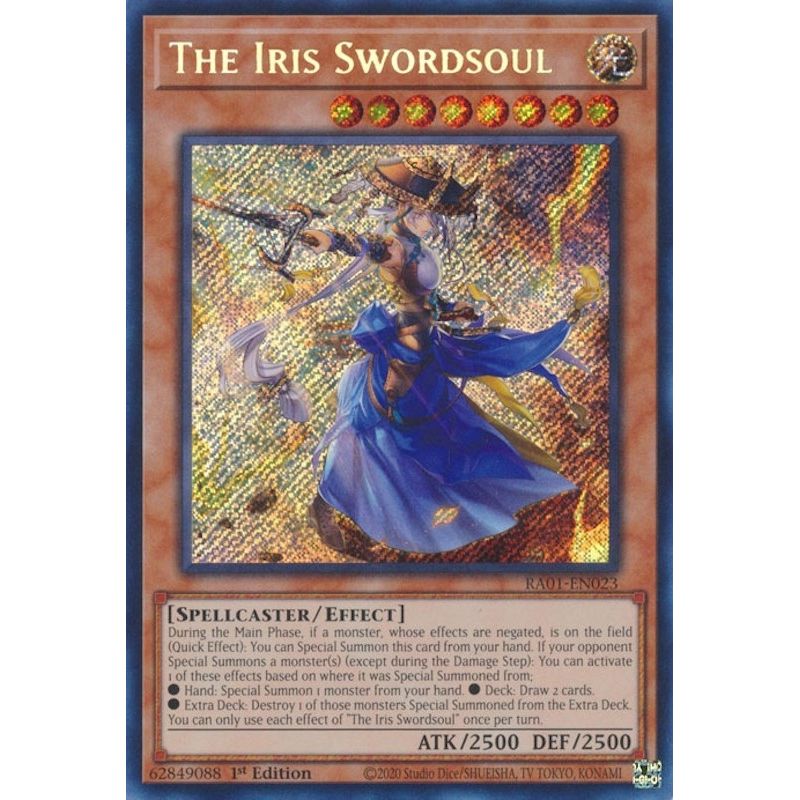Image for The Iris Swordsoul (Secret Rare) (RA01-EN023) (RA01) - YuGiOh