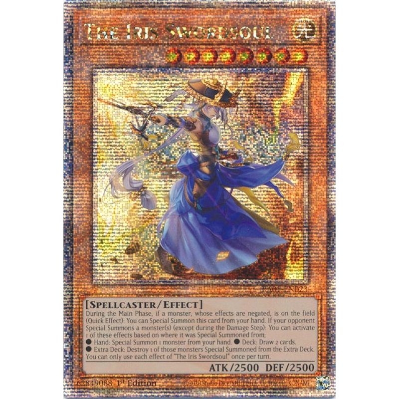 Image for The Iris Swordsoul (Quarter Century Secret Rare) (RA01-EN023) (RA01) - YuGiOh