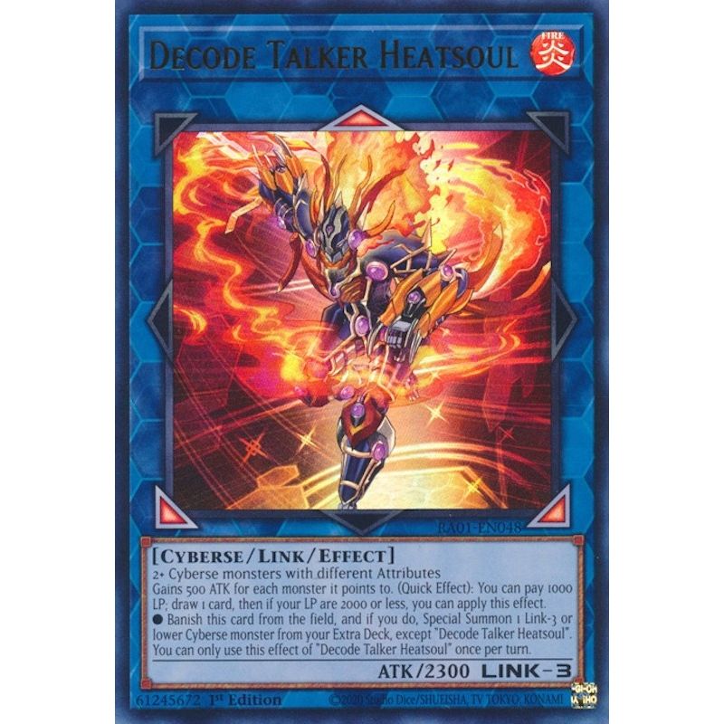 Image for Decode Talker Heatsoul (UR) (RA01-EN048) (RA01) - YuGiOh