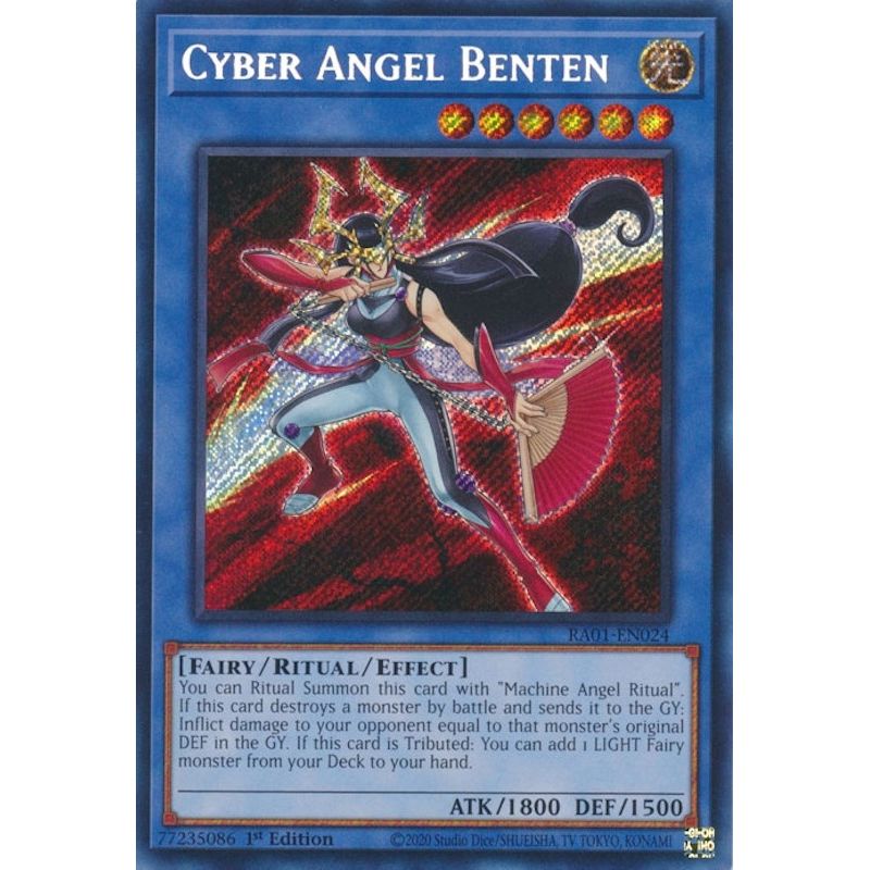 Image for Cyber Angel Benten (Secret Rare) (RA01-EN024) (RA01) - YuGiOh