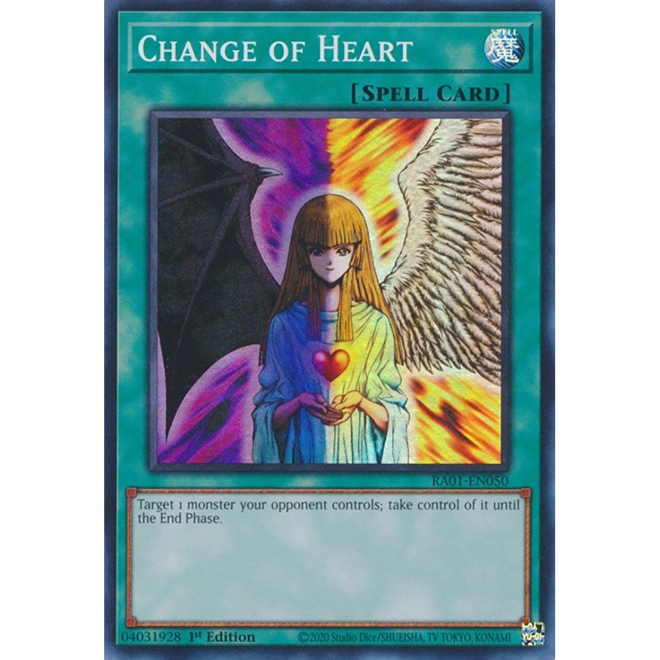 Image for Change of Heart (RA01-EN050) (RA01) - YuGiOh