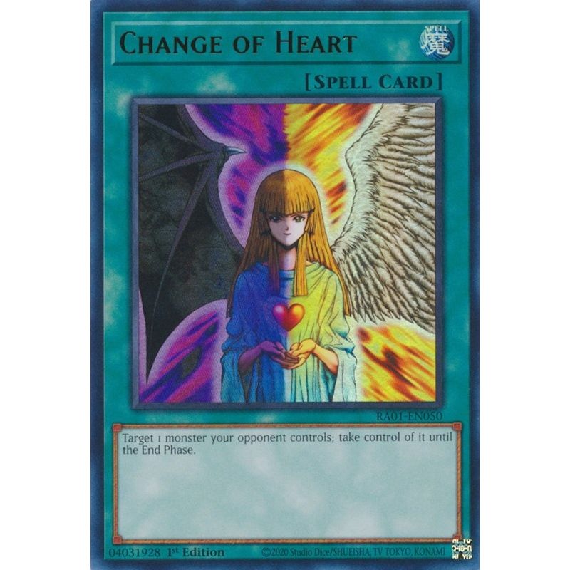 Image for Change of Heart (UR) (RA01-EN050) (RA01) - YuGiOh