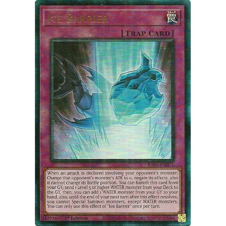 Image for Ice Barrier (PUR) (RA01-EN071) (RA01) - YuGiOh