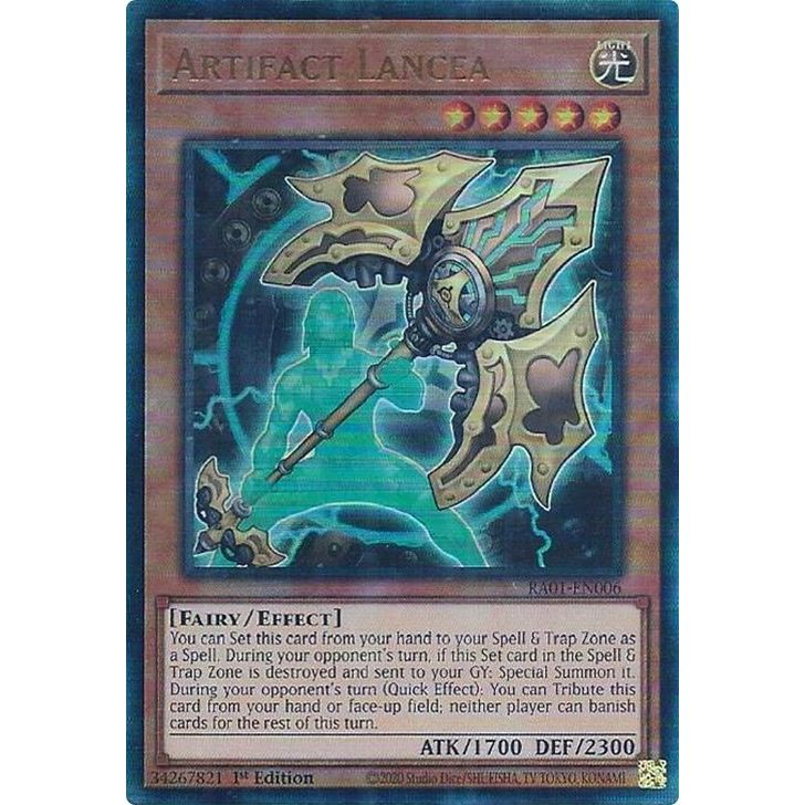 Image for Artifact Lancea (PUR) (RA01-EN006) (RA01) - YuGiOh