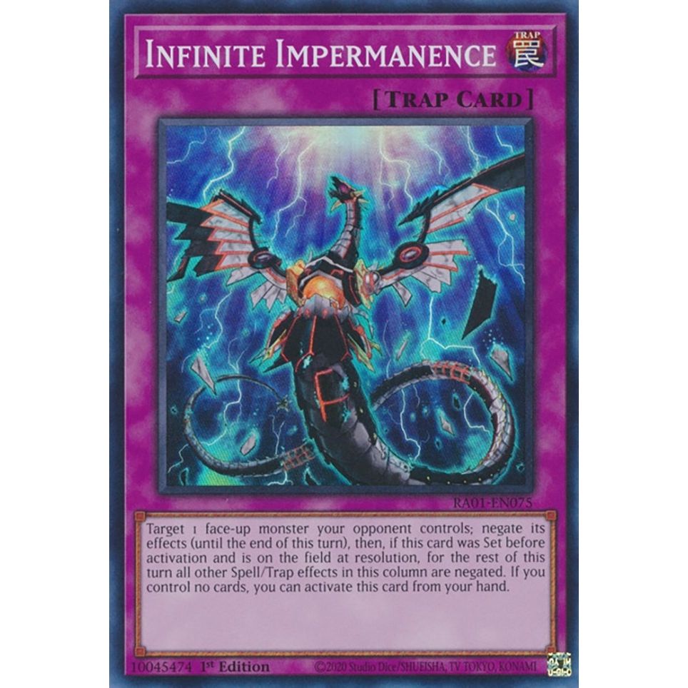 Image for Infinite Impermanence (RA01-EN075) (RA01) - YuGiOh