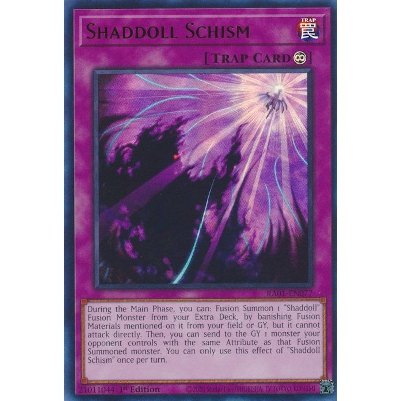 Image for Shaddoll Schism (UR) (RA01-EN077) (RA01) - YuGiOh