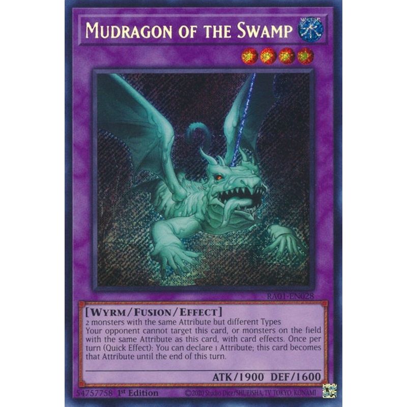 Image for Mudragon of the Swamp (Secret Rare) (RA01-EN028) (RA01) - YuGiOh