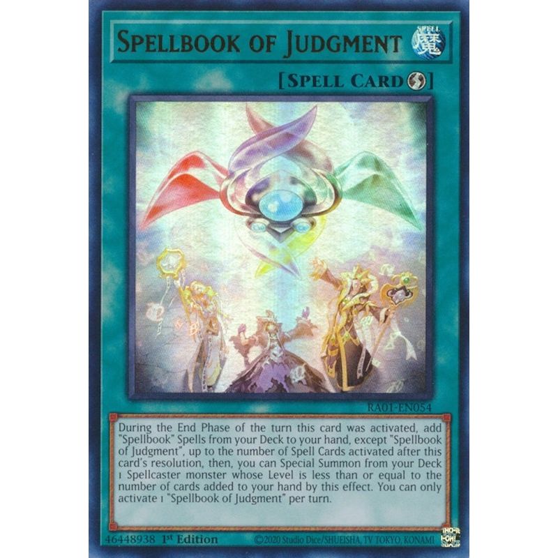 Image for Spellbook of Judgment (UR) (RA01-EN054) (RA01) - YuGiOh