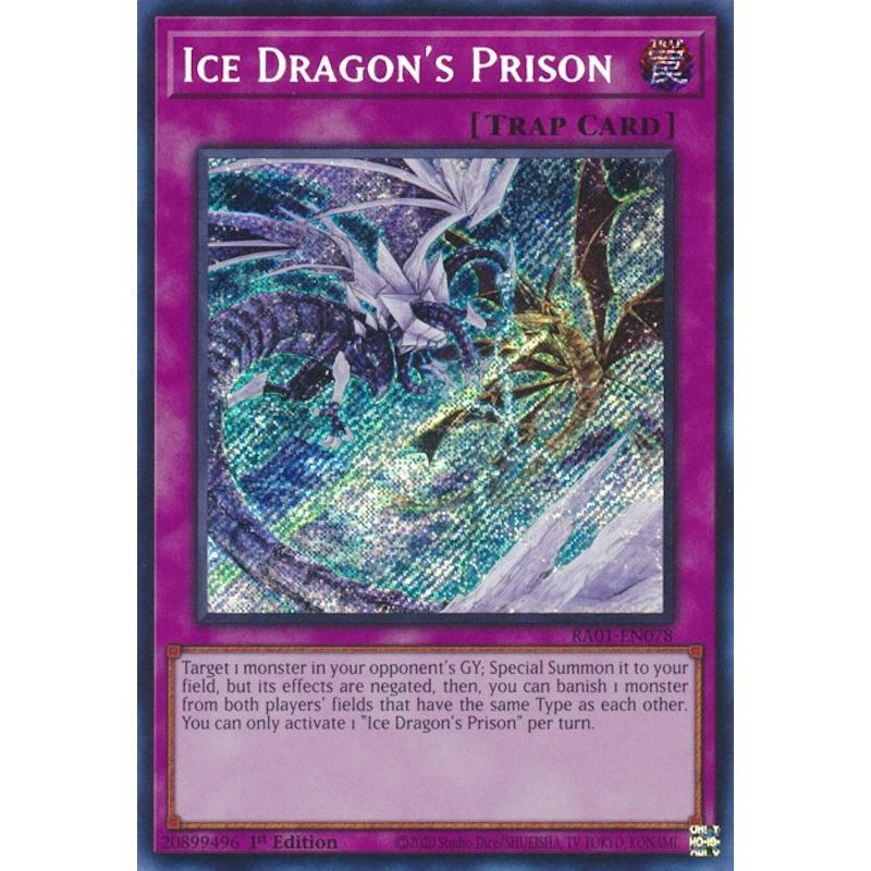 Image for Ice Dragon's Prison (Secret Rare) (RA01-EN078) (RA01) - YuGiOh