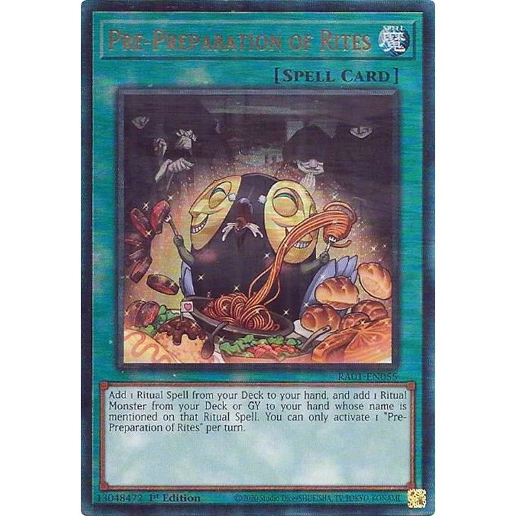 Image for Pre-Preparation of Rites (PUR) (RA01-EN055) (RA01) - YuGiOh