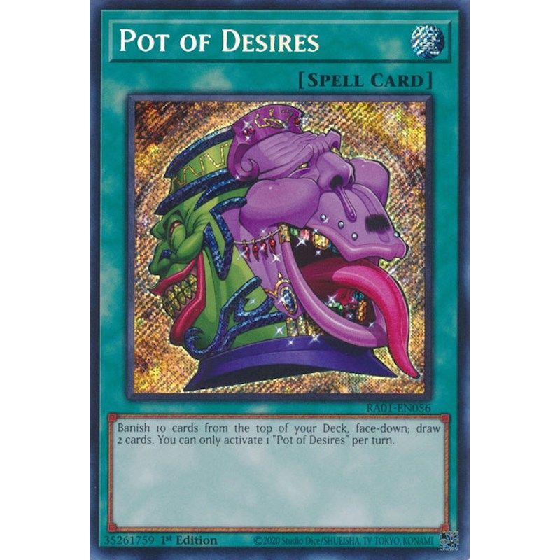 Image for Pot of Desires (Secret Rare) (RA01-EN056) (RA01) - YuGiOh