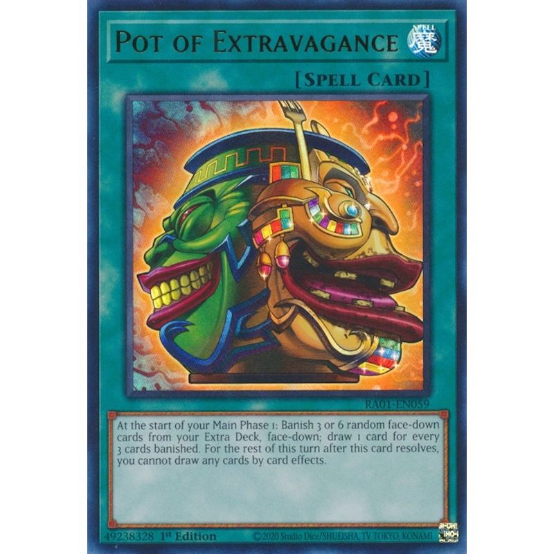 Image for Pot of Extravagance (UR) (RA01-EN059) (RA01) - YuGiOh