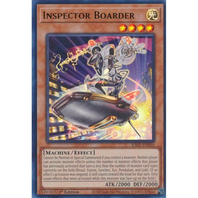 Image for Inspector Boarder (UR) (RA01-EN010) (RA01) - YuGiOh