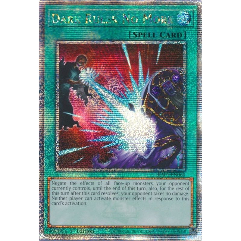 Image for Dark Ruler No More (Quarter Century Secret Rare) (RA01-EN060) (RA01) - YuGiOh