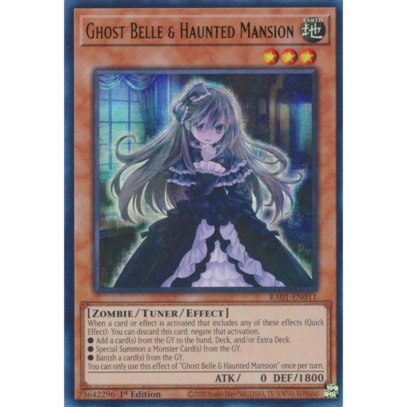 Image for Ghost Belle & Haunted Mansion (UR) (RA01-EN011) (RA01) - YuGiOh